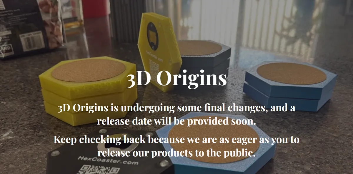 The 3D Origins website